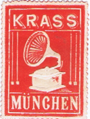 A red stamp with a picture of a gramophone

AI-generated content may be incorrect.